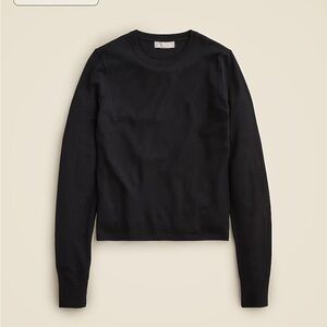 J crew Carolyn fitted crewneck sweater in merino wool